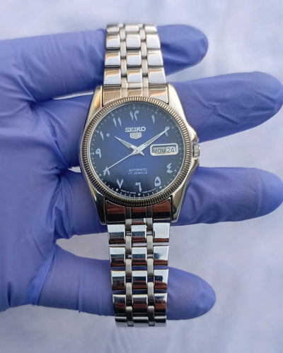 Seiko 5 Automatic Blue Dial Arabic Numerals Watch