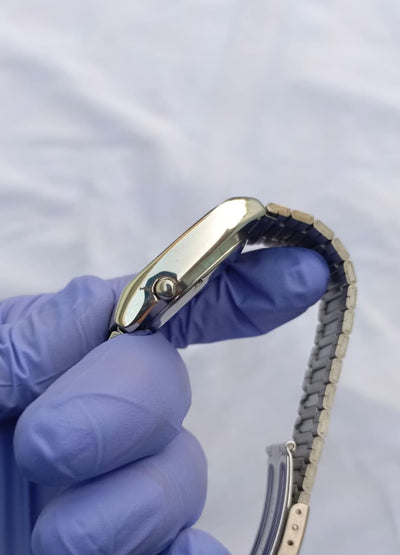 Seiko 5 Automatic Gold Sunburst Dial Star Indices Watch