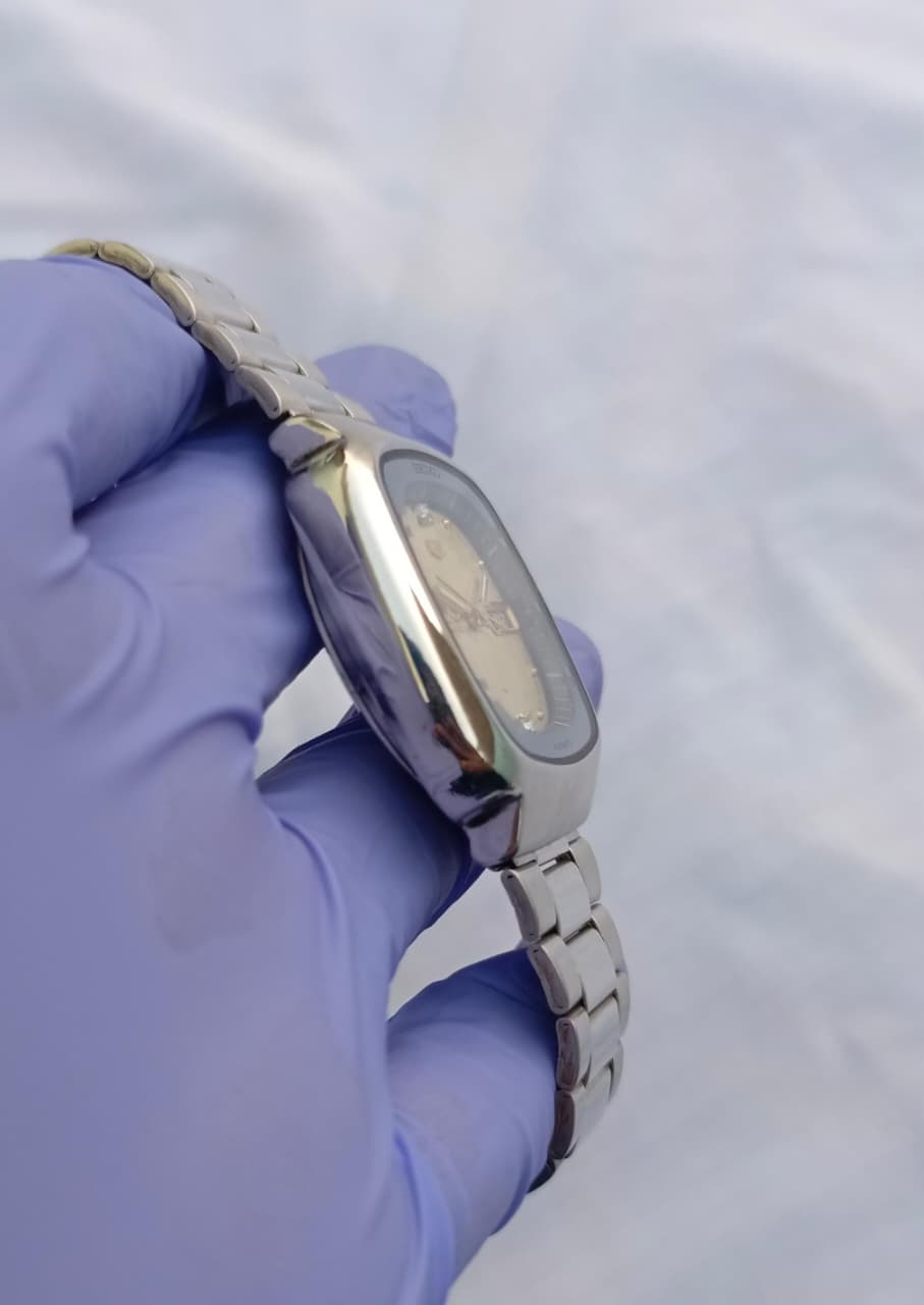 Seiko 5 Automatic Square Case Diamond Indices Watch