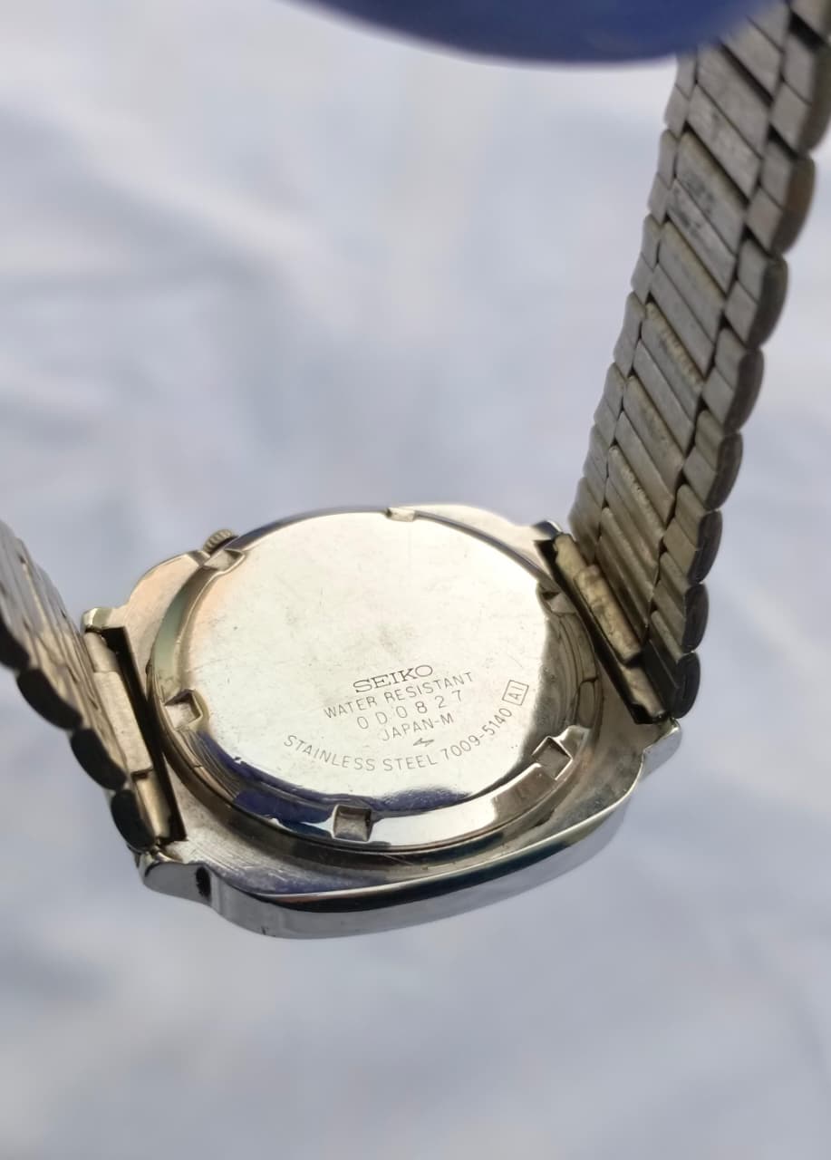 Seiko 5 Automatic Square Case Diamond Indices Watch