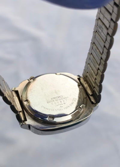 Seiko 5 Automatic Square Case Diamond Indices Watch