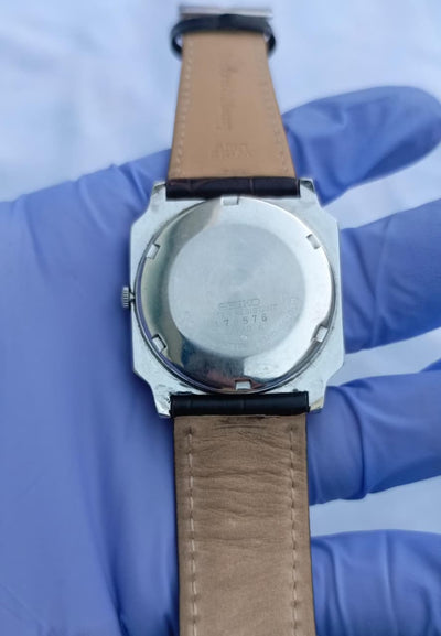 Seiko Automatic Square Case White Dial Watch