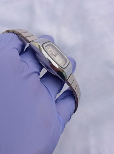 Seiko 5 Automatic Cushion Case Blue Dial Watch