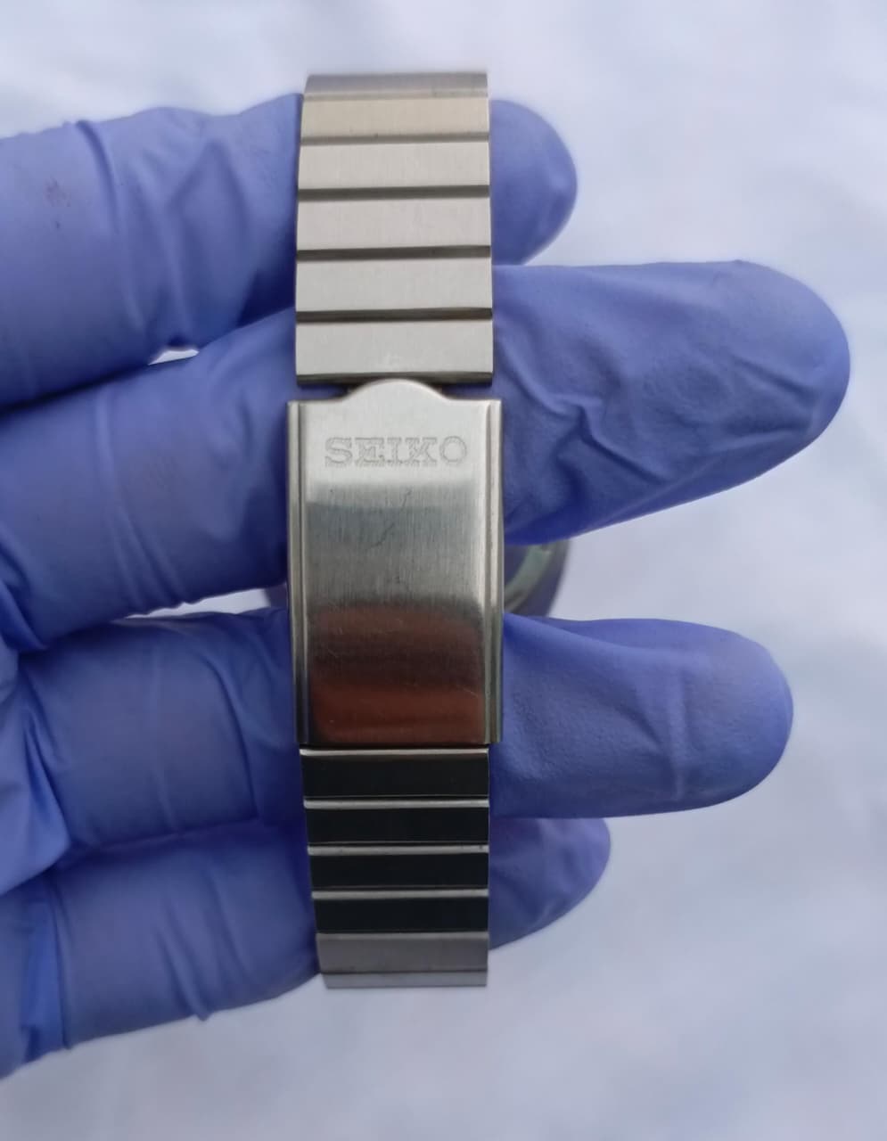 Seiko 5 Automatic Cushion Case Blue Dial Watch