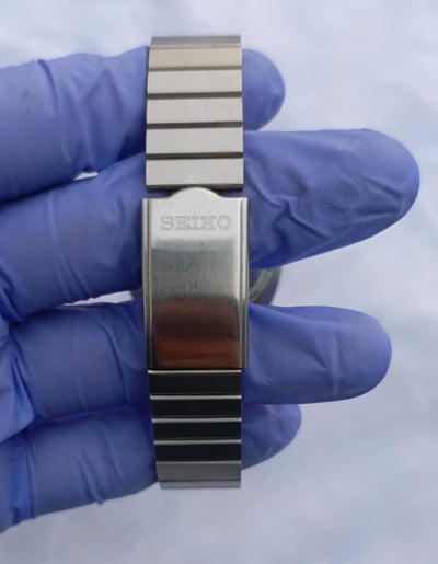 Seiko 5 Automatic Cushion Case Blue Dial Watch