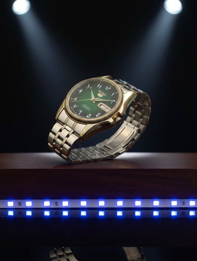 Seiko 5 Automatic Green Dial Arabic Numerals Watch