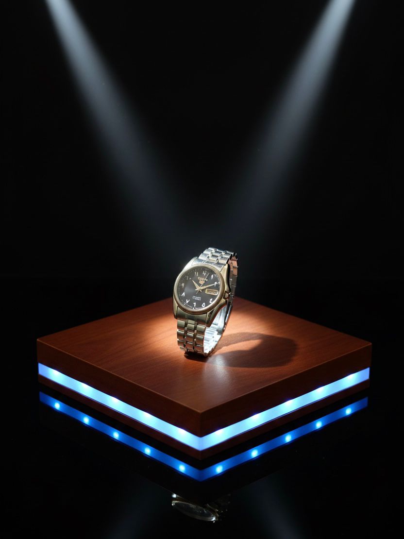 Seiko 5 Automatic Black Dial Arabic Numerals Watch