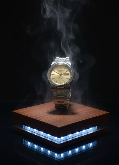 Seiko 5 Automatic Gold Dial Arabic Numerals Watch