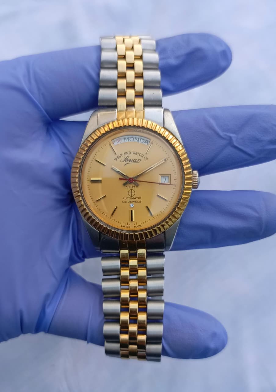 West End Watch Co. Sowar Prima Day-Date Watch