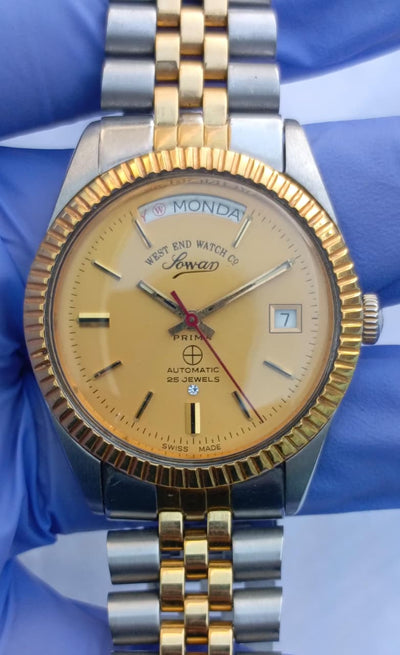 West End Watch Co. Sowar Prima Day-Date Watch