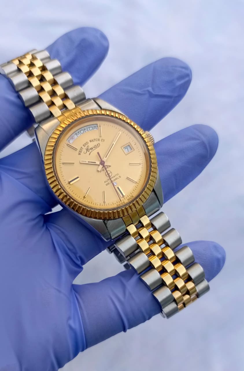 West End Watch Co. Sowar Prima Day-Date Watch